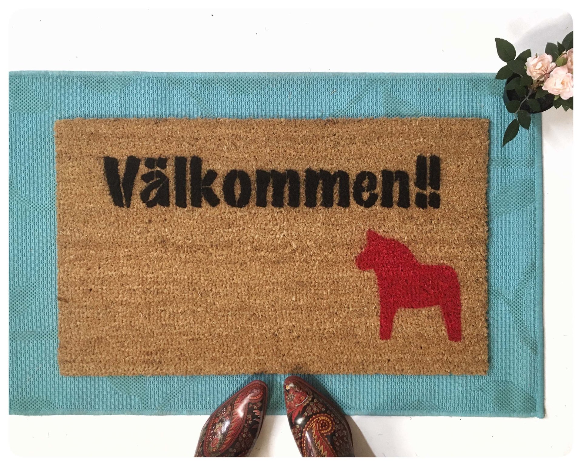 Välkommen!! It's Swedish for Welcome! with a Swedish flag