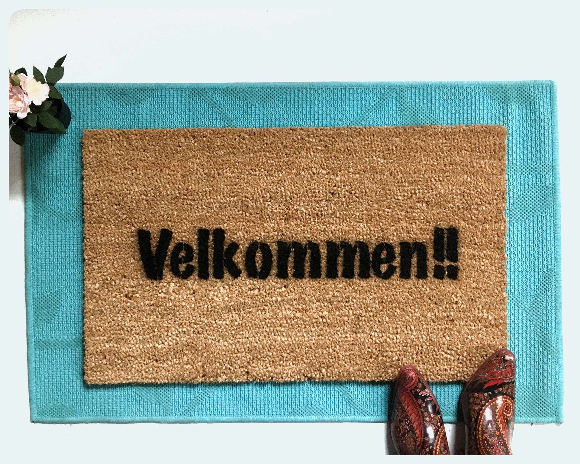 Norway Norwegian doormat Velkommen Come In