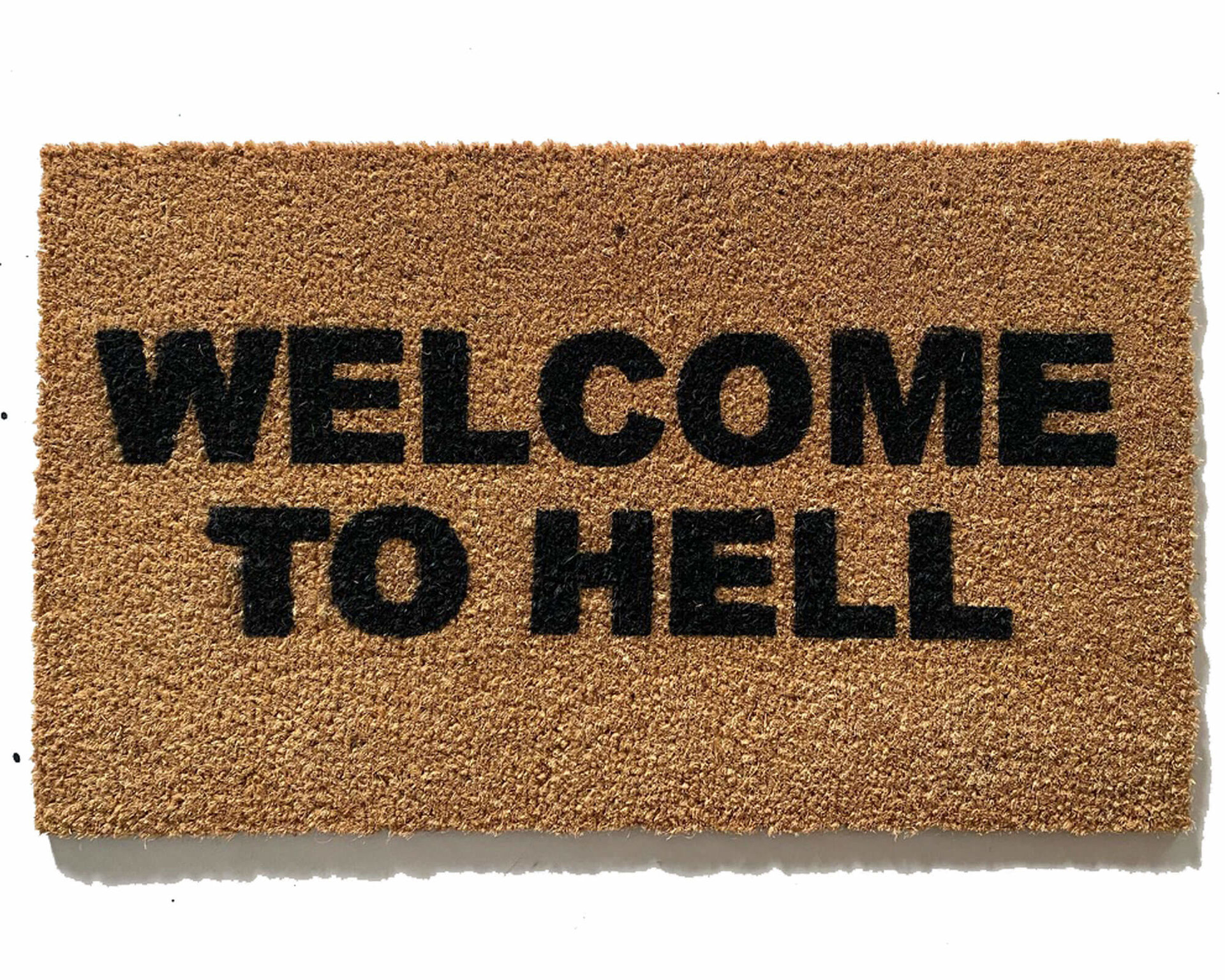 Welcome to Hell Halloween doormat gothic home decor