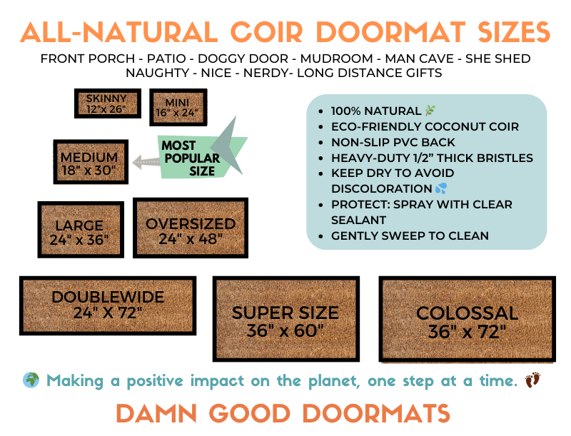 WINE lover, beer,weed, cake, taco, tacos, vodka... funny doormat