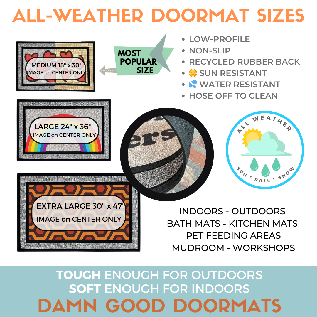 Please remove your bras and shoes | rude Damn Good Doormat