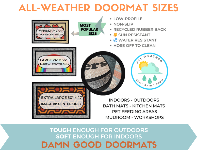 Dave's Not Here 420 Doormat