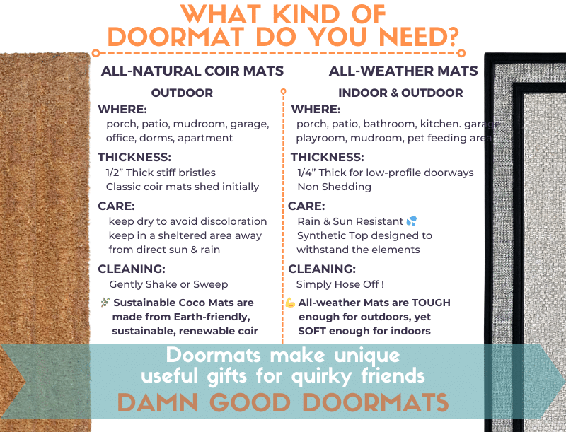 YUCK FU! Funny Fuck Off doormat | Damn God Doormats
