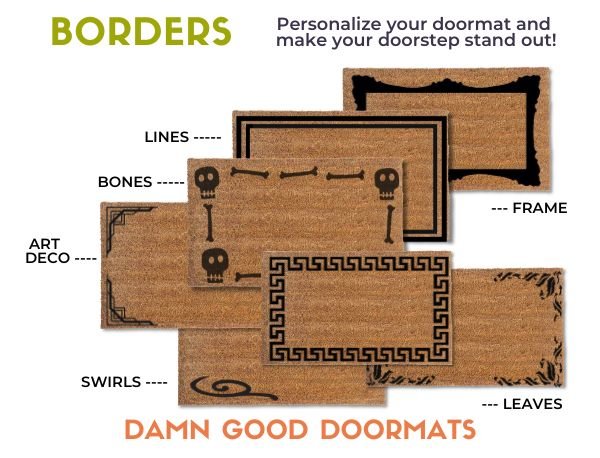 The Shining Doormat | Orange Hex Carpet Fall Welcome Mat