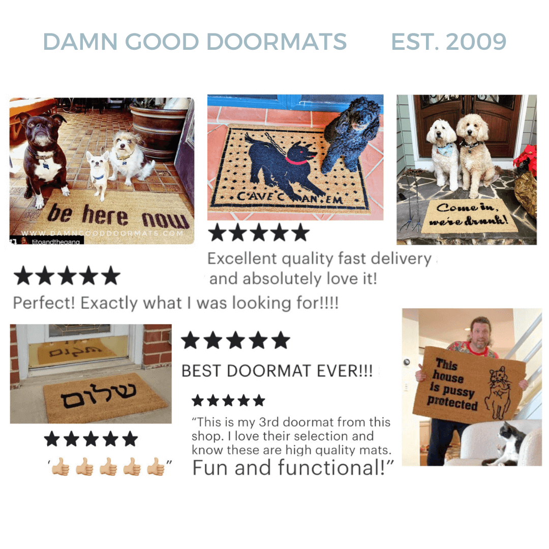 Game Day door mat | Go Away doormat