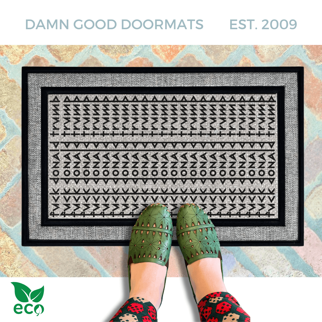 subtle fuck donald trump doormat in abstract contemporary design 