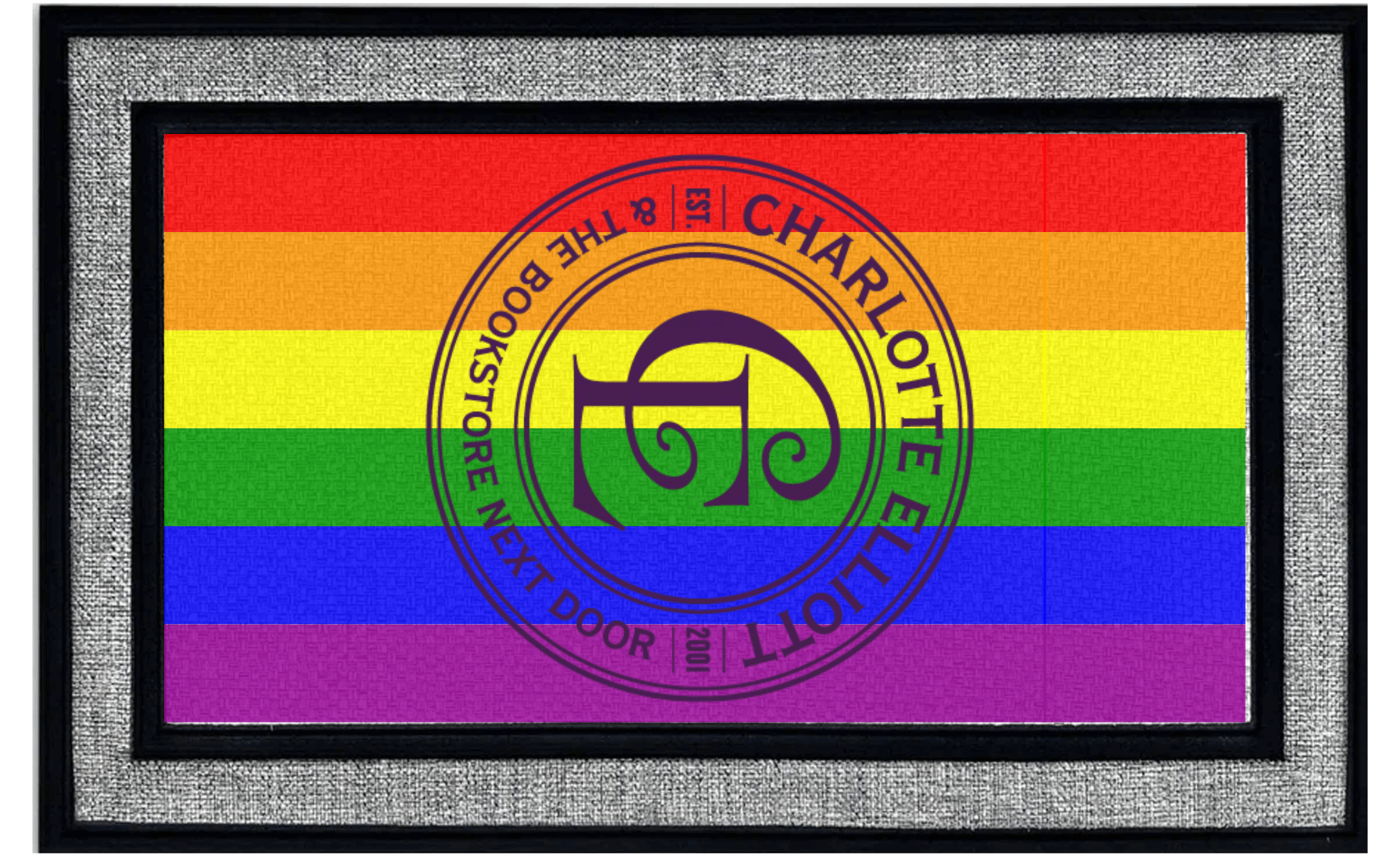 Custom Business Logo Door Mat for Charlotte