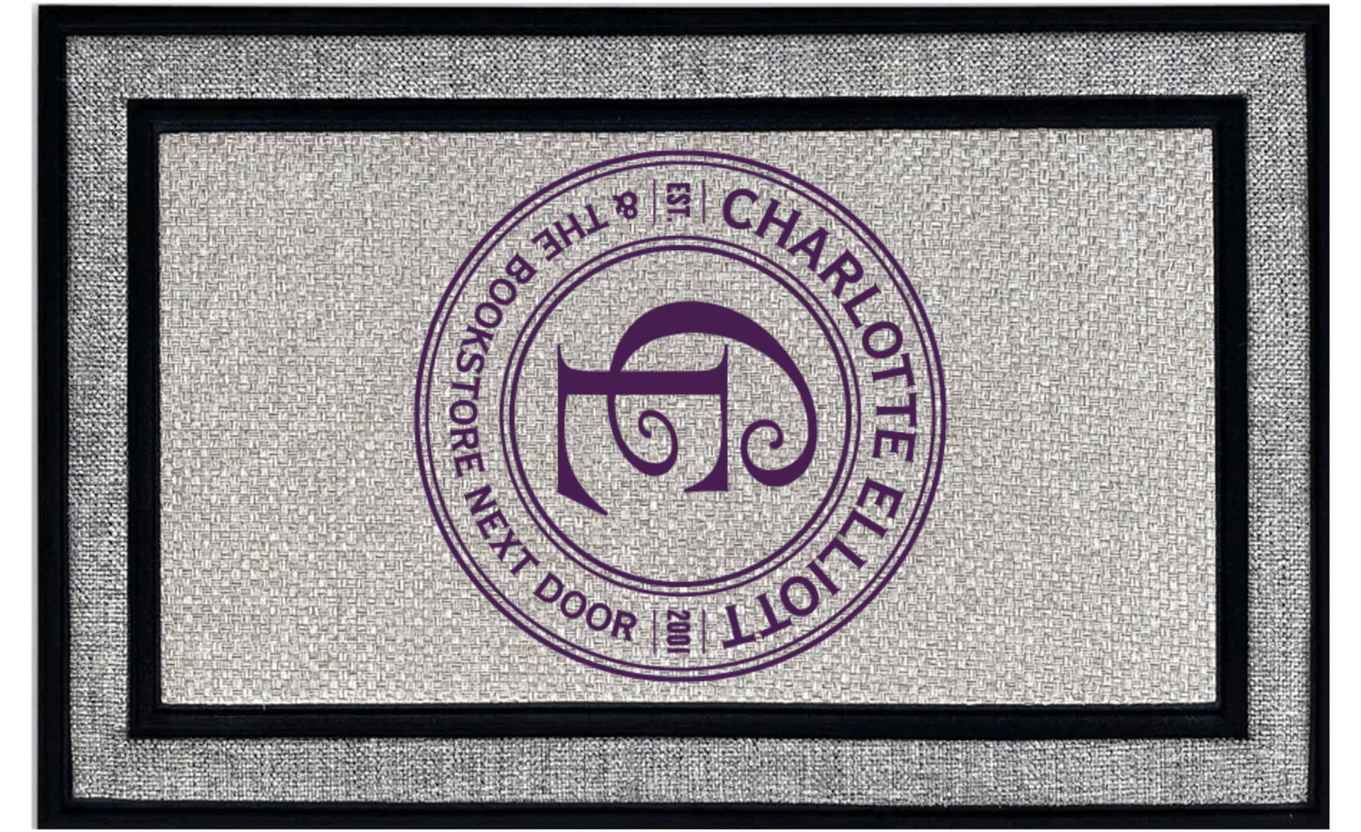 Custom Business Logo Door Mat for Charlotte
