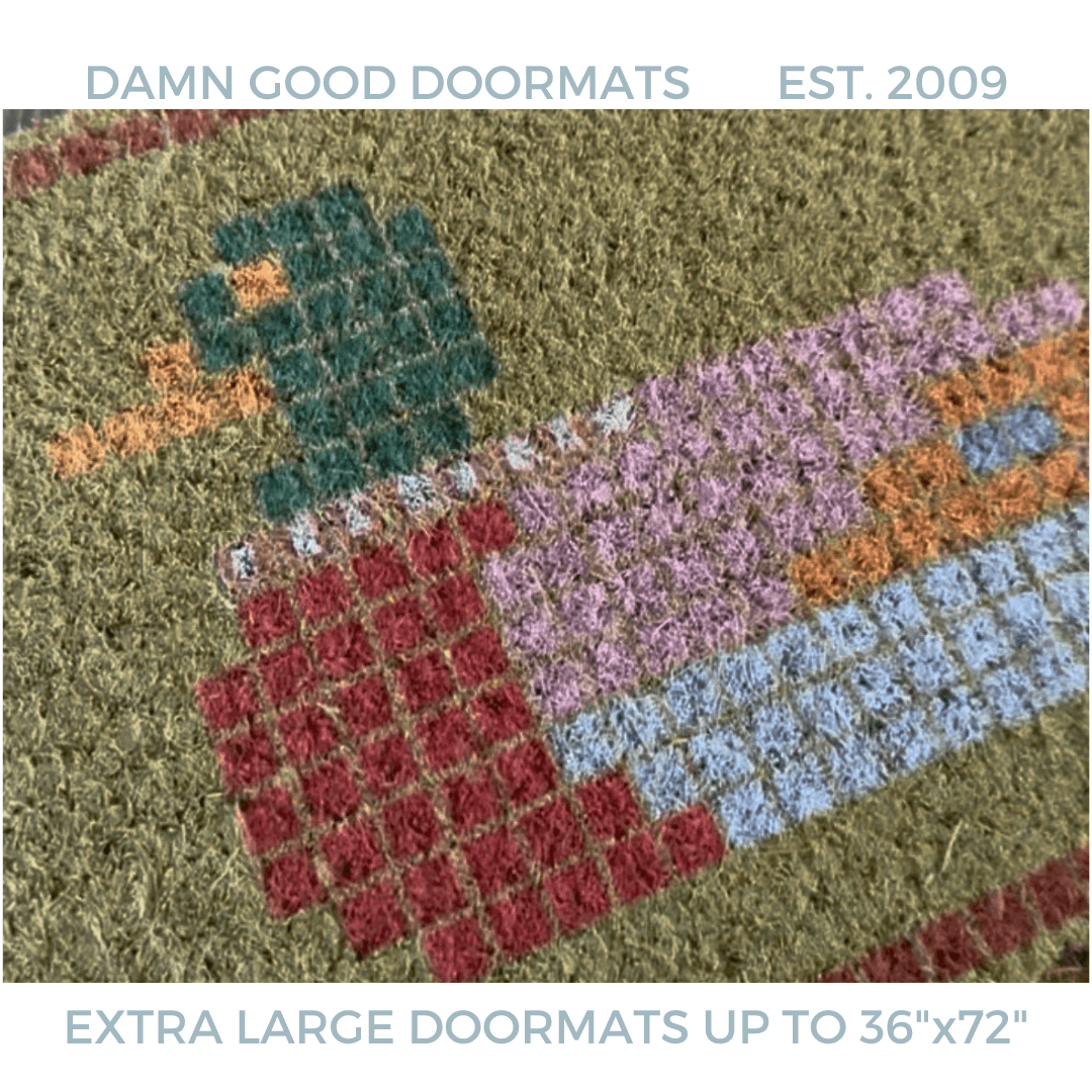 Preppy 80's Duck door mat | Damn Good Doormats