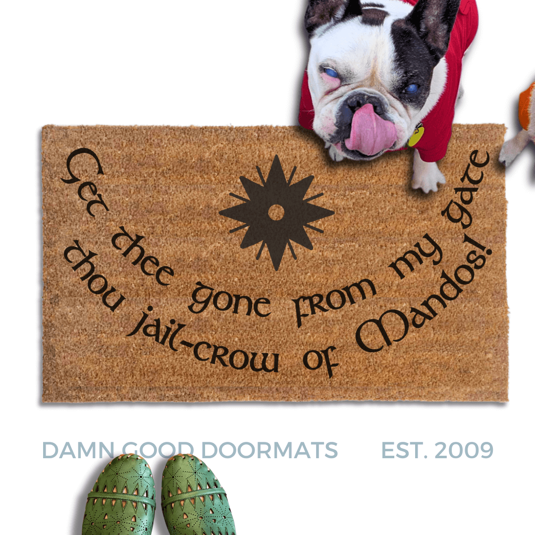 Lord of the RINGS THEMED DOORMAT