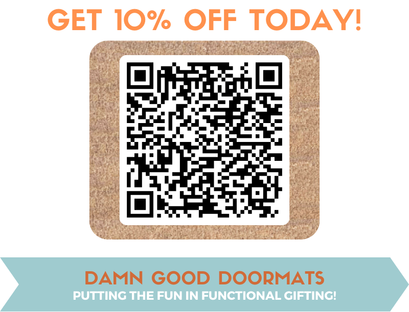 IKYFL Popping Up in Here all-weather doormat