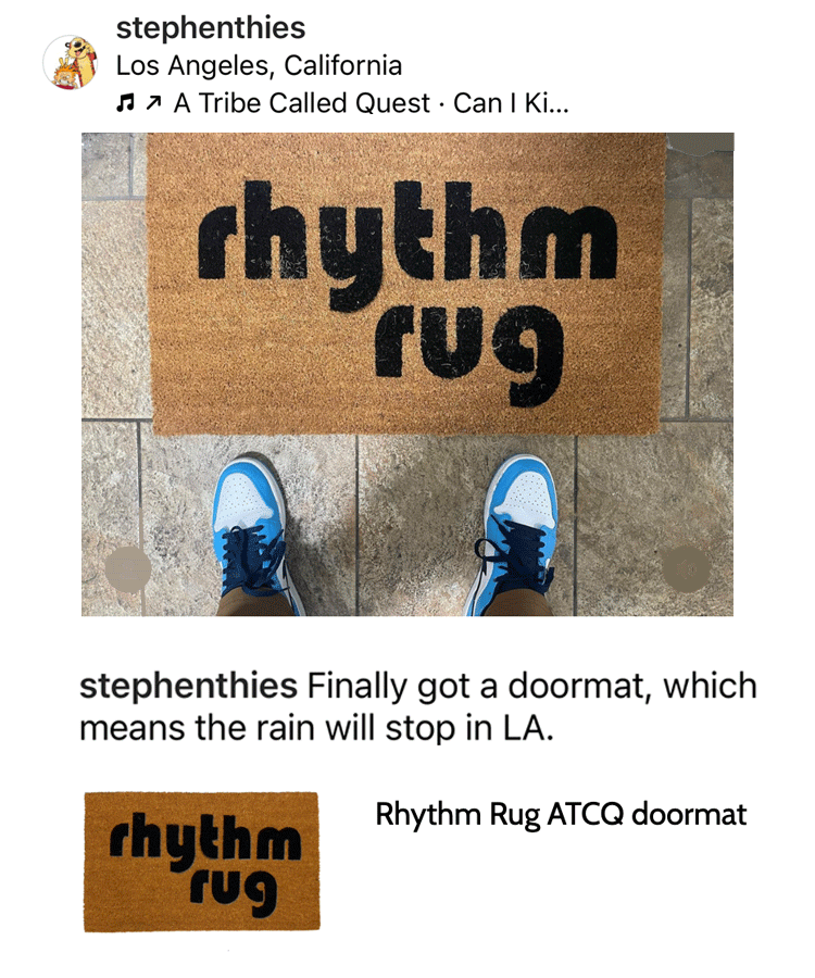 Rhythm Rug ATCQ doormat