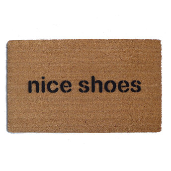 ONE LINE nice shoes doormat