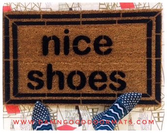 two LINE nice shoes doormat