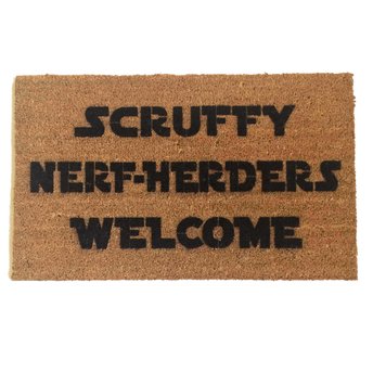 Scruffy Nerf Herders Welcome™ doormat