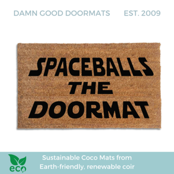 Spaceballs the Doormat funny star wars nerdy doormat