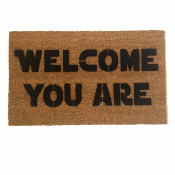 Star Wars Yoda Welcome you are funny coir outdoor doormat