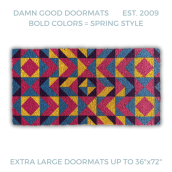 Modern Spring Doormat | Damn Good Doormats