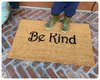Be kind happy home mantra doormat