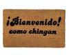 bienvenido como chingan outdoor coir damngood doormat