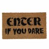 Enter- if you DARE spooky Halloween doormat